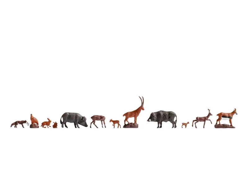 Noch 15745 - Figure Set - Forest Animals (Ho Scale) 1