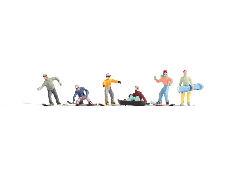 Noch 15826 - Figure Set - Snowboarders (Ho Scale) 1