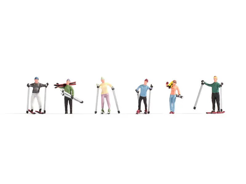 Noch 15827 - Figure Set - Skiers A (Ho Scale) 1