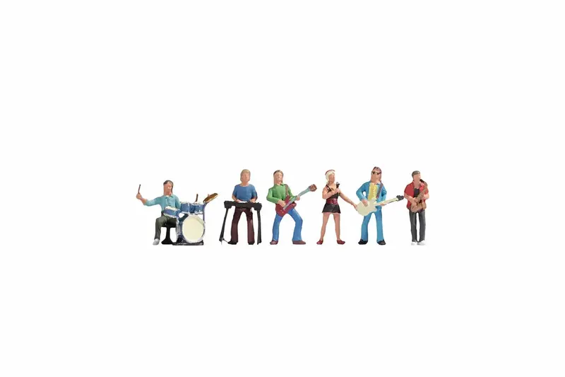 Noch 15839 - Figure Set - Music Band (Ho Scale) 1