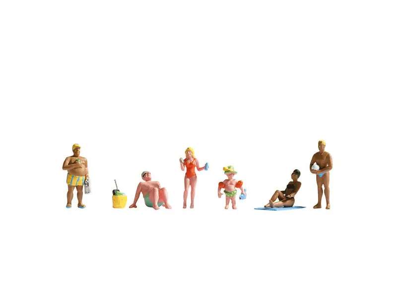 Noch 15850 - Figure Set - Bathers B (Ho Scale) 1