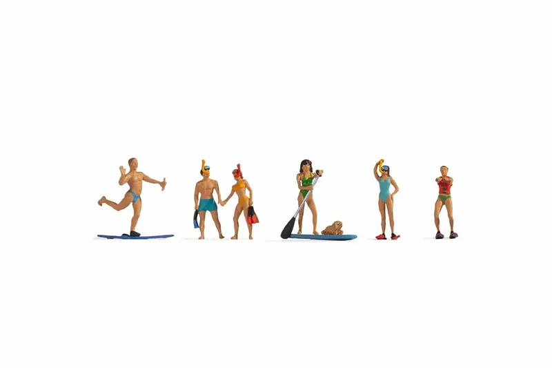 Noch 15854 - Figure Set - Water Sports (Ho Scale) 1