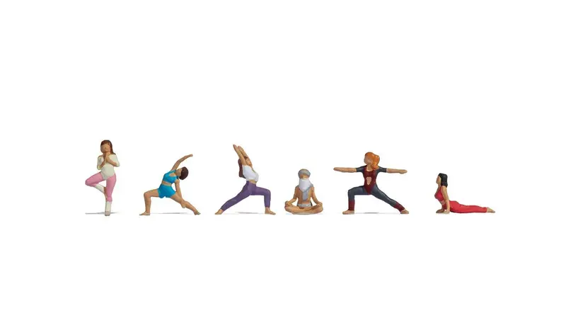Noch 15888 - Figure Set - Practising Yoga (Ho Scale) 1