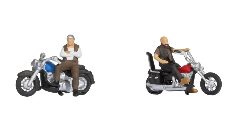 Noch 15906 - Figure Set - Rockers On Motorbikes (Ho Scale) 1