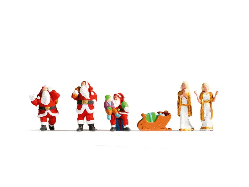 Noch 15920 - Figure Set - Santa Claus And Angels (Ho Scale) 1