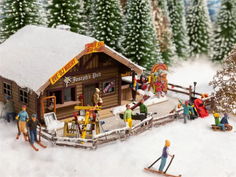 Noch 16220 - Figure Theme World - Winter’S Day (Ho Scale) 1