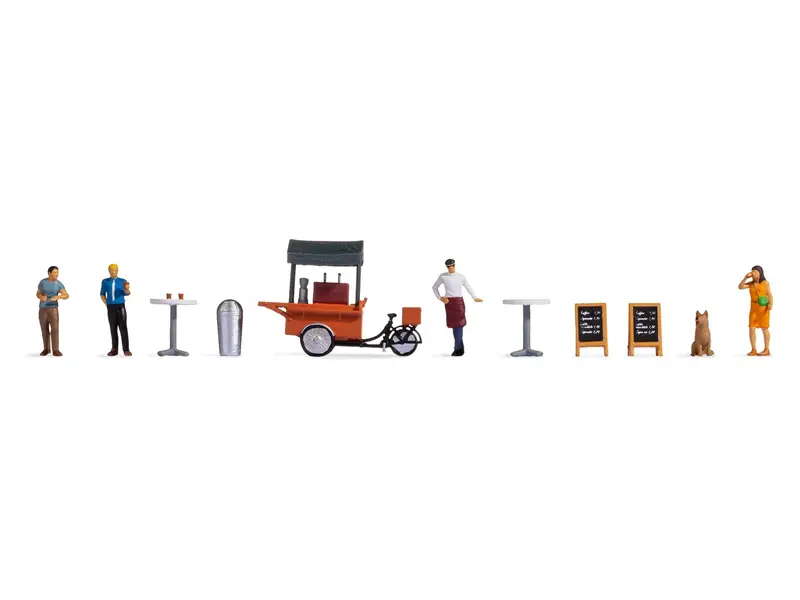 Noch 16230 - Figure Theme World - Coffee Stand (Ho Scale) 1