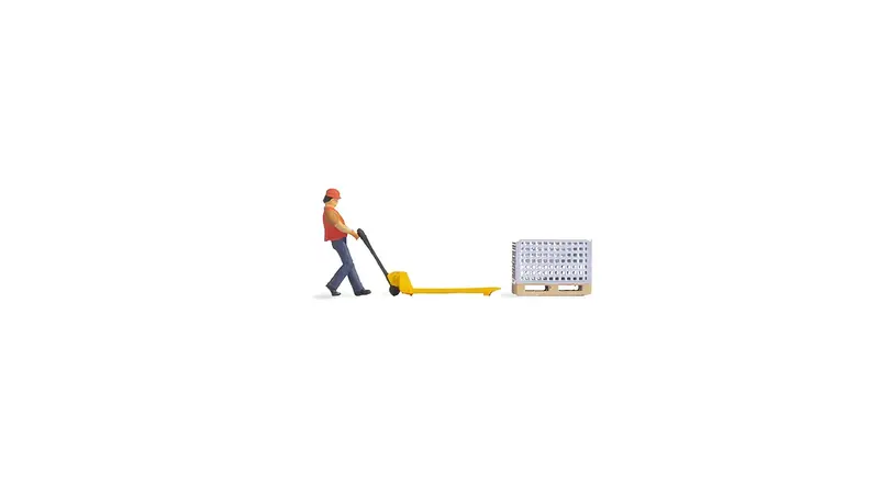 Noch 16525 - Tiny Scenes - Warehousing (Ho Scale) 1
