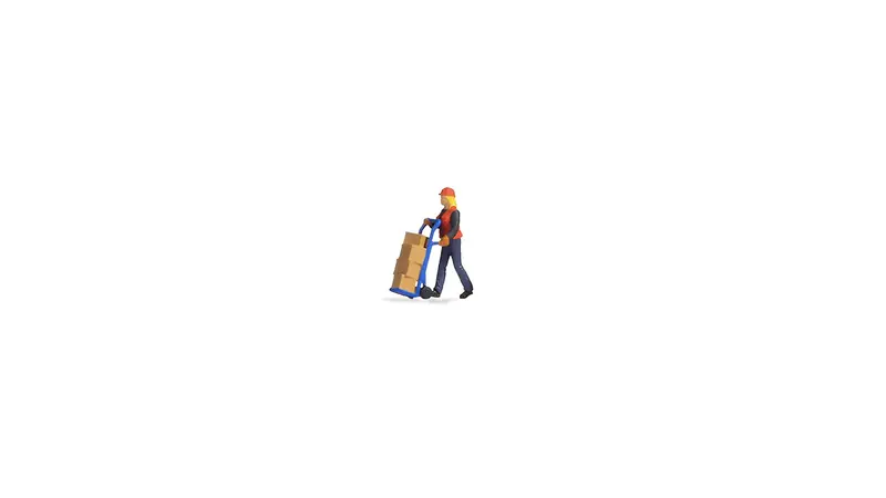 Noch 16527 - Tiny Scenes - Warehousing (Ho Scale) 1