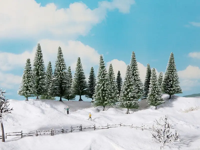 Noch 24682 - Snowy Fir Trees 6Pc (14-18Cm) 1