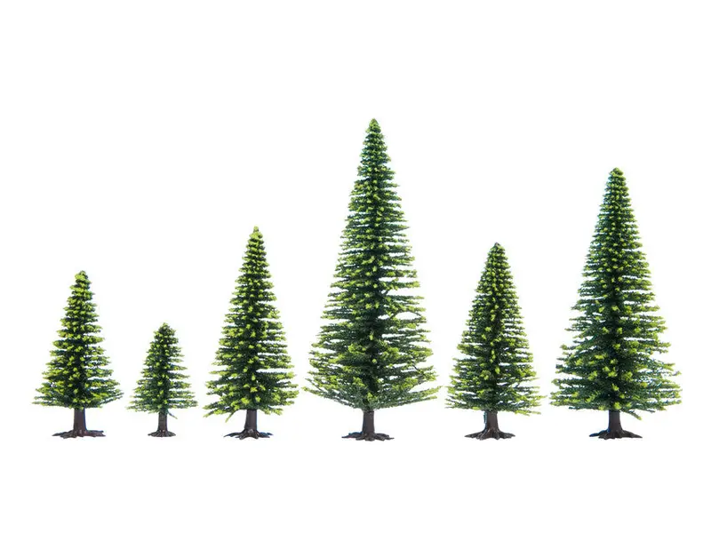 Noch 26825 - Spruce Trees 25Pc (5 - 14Cm) (Ho Scale) 1