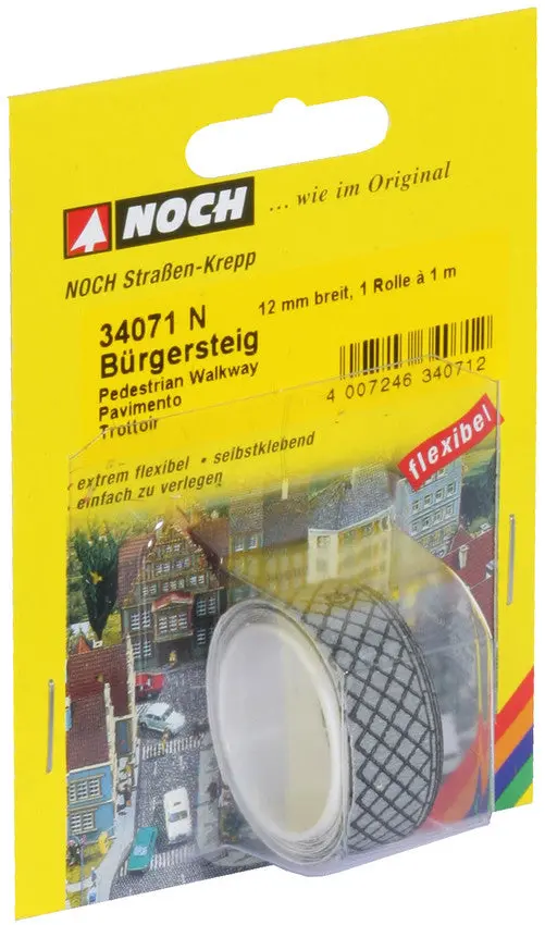 Noch 34071 - Pedestrian Walkway 1 Roll (100 X 1.2Cm) (N Scale) 1