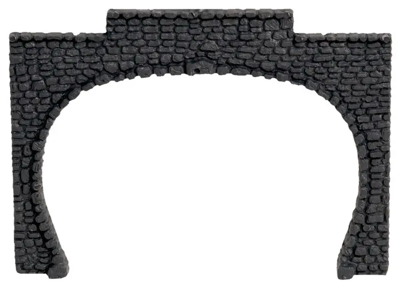 Noch 34410 - Tunnel Portal - Double Track 2Pc (9.5 X 7Cm) (N Scale) 1