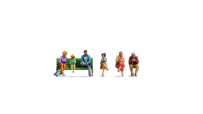 Noch 35400 - Sitting People (N Scale) 1
