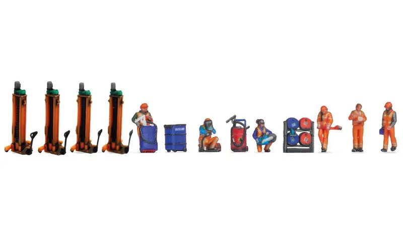Noch 35900 - Unpainted Figures 72Pc (N Scale) 1