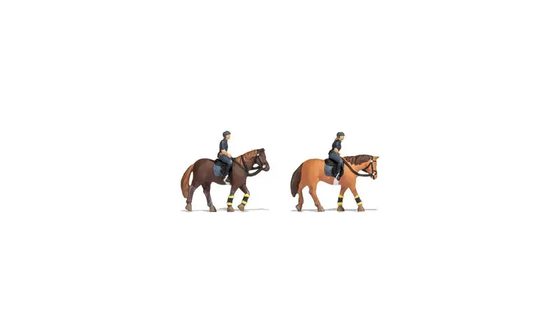Noch 36078 - Figure Set - Mounted Police (N Scale) 1
