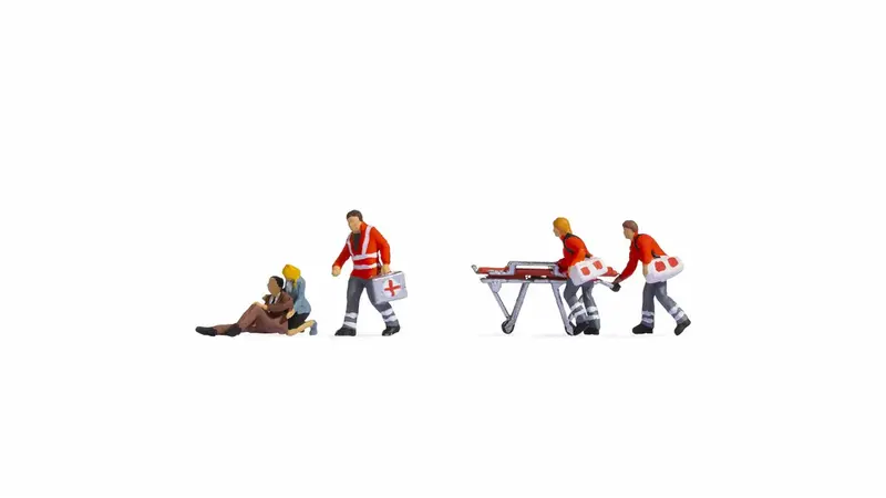 Noch 36080 - Figure Set - Traffic Accident (N Scale) 1