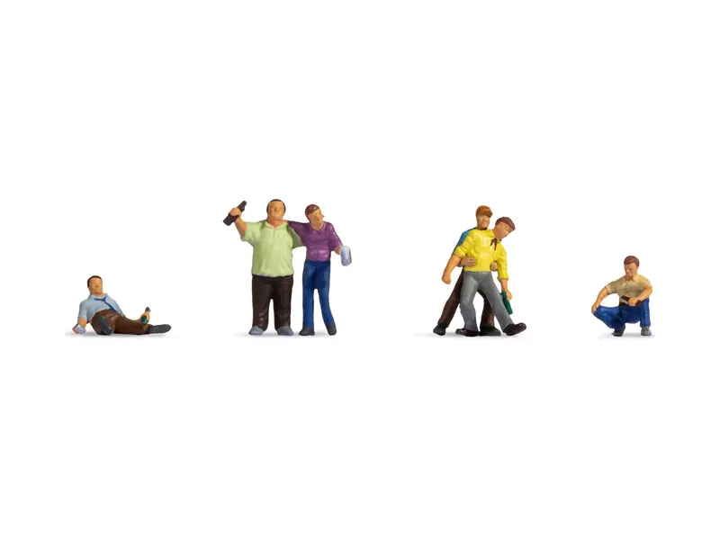 Noch 36559 - Figure Set - Drunken People (N Scale) 1