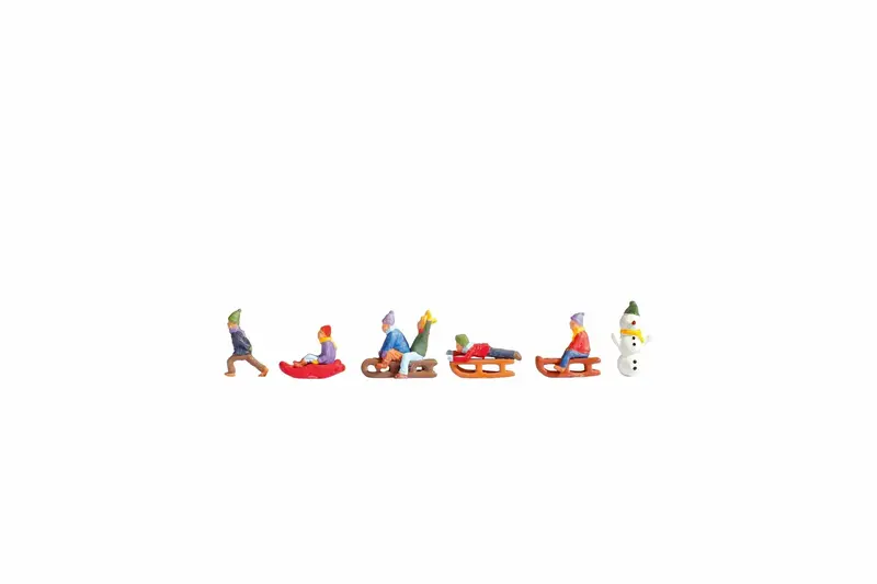 Noch 36819 - Figure Set - Children In The Snow (N Scale) 1