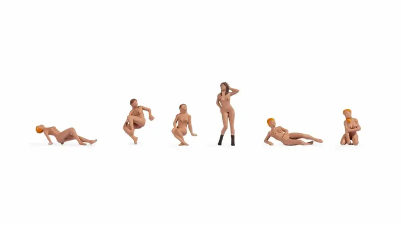 Noch 36949 - Figure Set - Nude Models (N Scale) 1