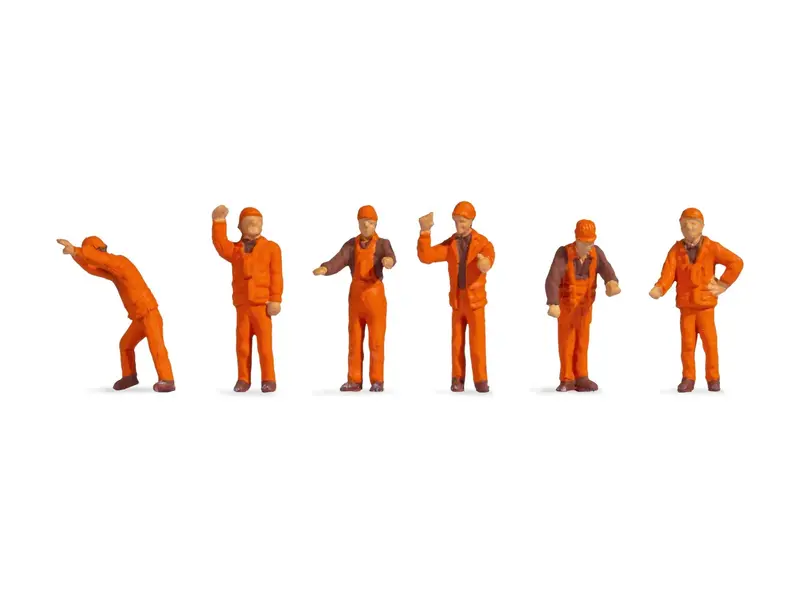 Noch 38011 - Figure Set - Shunting Personnel (N Scale) 1