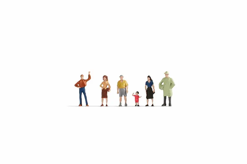 Noch 38100 - Hobby Figures - Pedestrians (N Scale) 1