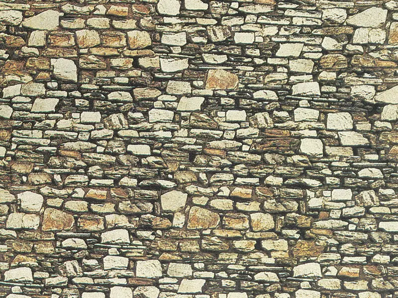 Noch 57520 - Carton Wall - “Dolomite” 32X15cm (Ho Scale) 1