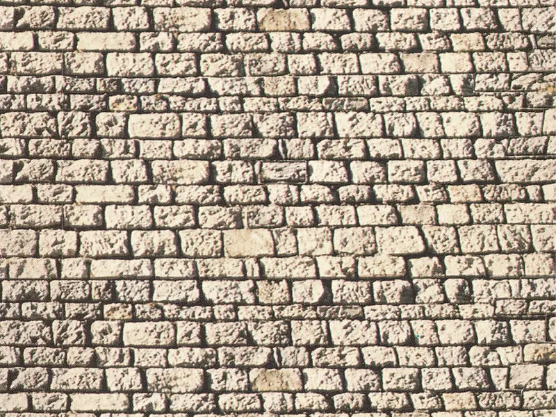 Noch 57560 - Carton Wall - “Cut Quarrystone” 32X15cm (Ho Scale) 1