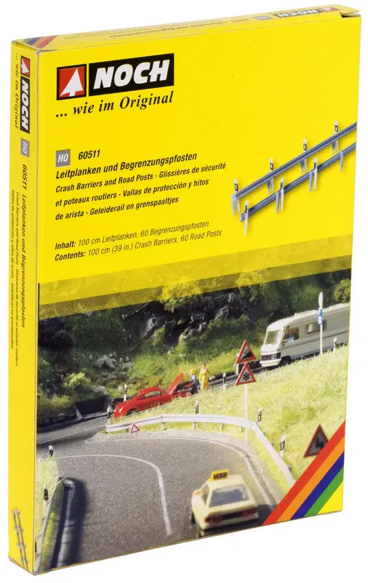 Noch 60511 - Crash Barriers And Road Posts (Ho Scale) 1