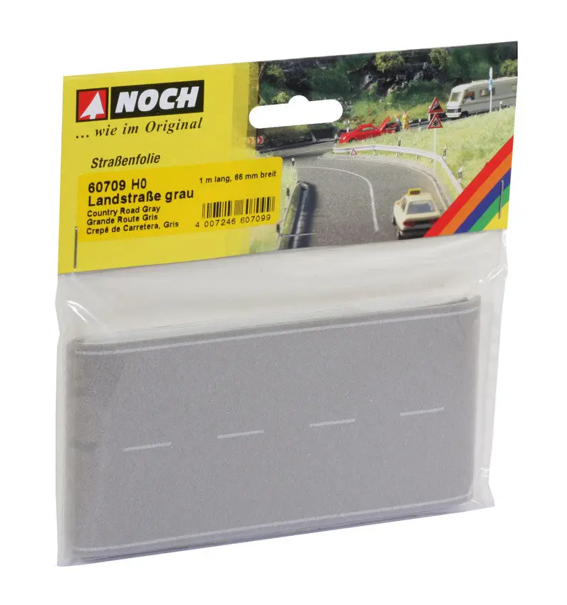 Noch 60709 - Country Road Grey 100 X 6.6Cm (Ho Scale) 1