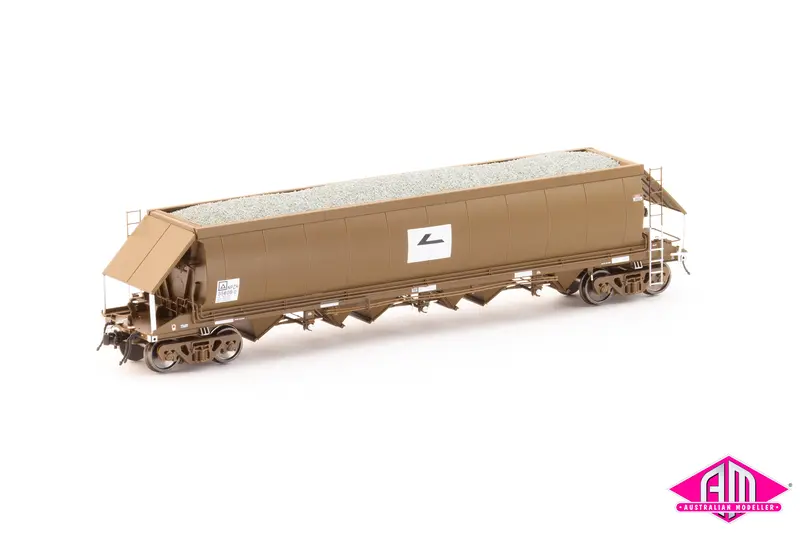 Npzh Gravel Hopper, Freightcorp Wagon Grime With Faded L7 - 4 Car Pack (Nqh-1) 1