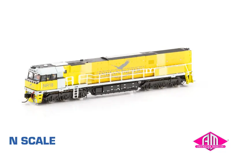 Nr Class Locomotive Nr18 Indian Pacific® (Mk2) - Yellow & Grey (Nnr-17) N-Scale 1