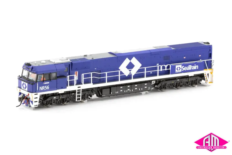 Nr Class Locomotive Nr56 Seatrain With Large Side Numbers - Blue & White (Nr-7) Ho Scale 1