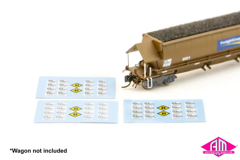 Nsp-4 Renumbering Decals Nhff/Nhsh Coal Hopper (N Scale) 1
