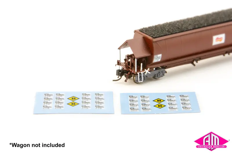 Nsp-5 Renumbering Decals Nhjf/Nhkf Coal Hopper (N Scale) 1