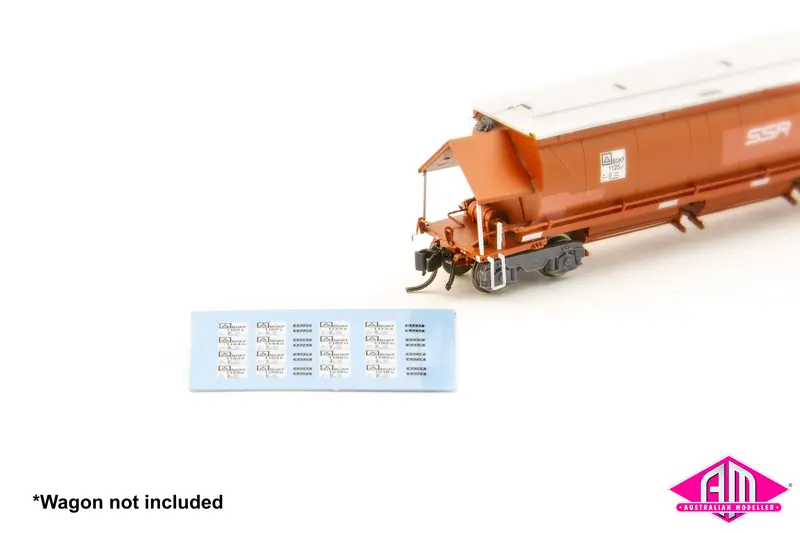 Nsp-6 Renumbering Decals Bgkf Grain Hopper (N Scale) 1