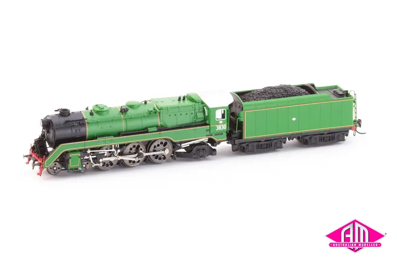 Nsw C38 Class Locomotive - 3830 Green Mid 1960'S (N Scale) 1
