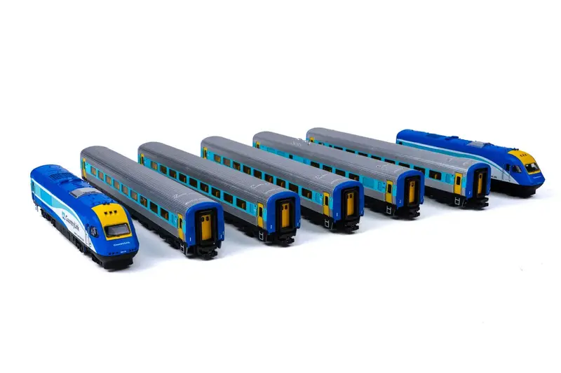 Nsw Xpt - Countrylink Blue "With Logo" Livery 2018/2015 - 7 Car Set (N Scale) 1