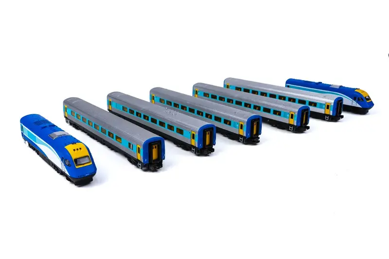 Nsw Xpt -  Trainlink Blue "No Logo" Livery 2004/2017 - 7 Car Set (N Scale) 1