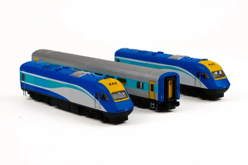 Nsw Xpt - Trainlink Blue "No Logo" Livery - 3 Car Set (N Scale) 1