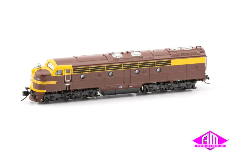 Nswgr 42 Class Locomotive - Indian Red - Austerity (N Scale) 1