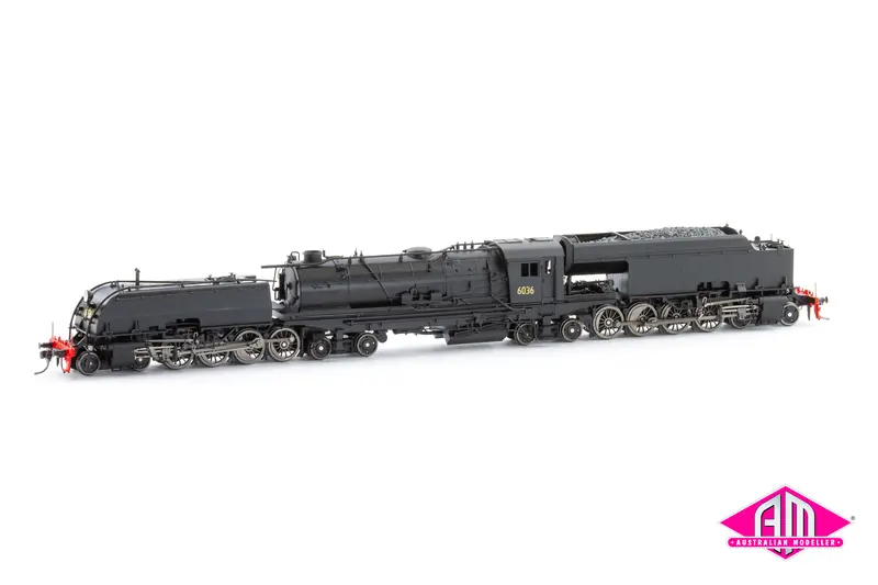 Nswgr Ad60 Beyer Garratt - 6036 Plain Black Long Bunker (Ho Scale) 1