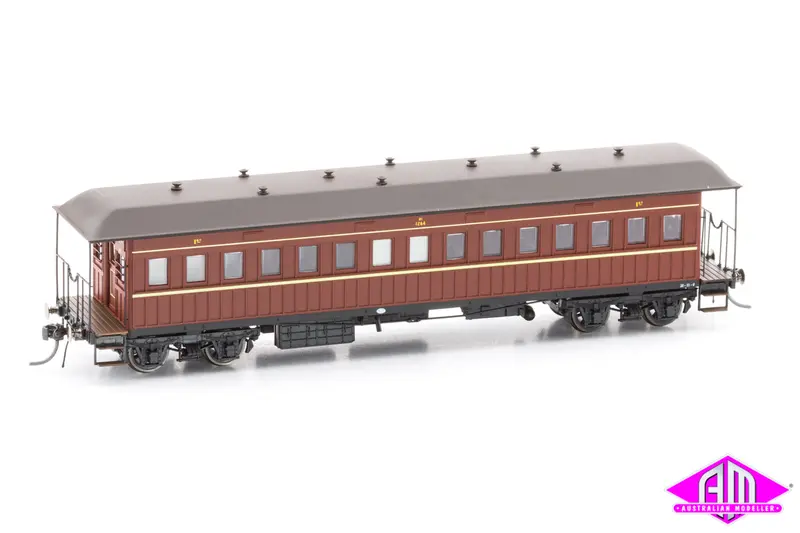 Nswgr End Platform Car Bi 1264 Deep Indian Red Fo020 (Single Car) 1