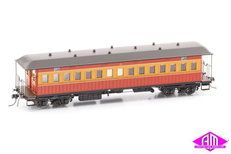 Nswgr End Platform Car Bi 1264 Venetian Red & Russet Fo019 (Single Car) 1