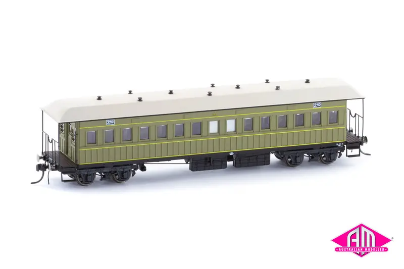 Nswgr End Platform Car Fo 1206 Khaki Fo066 (Single Car) Ho Scale 1
