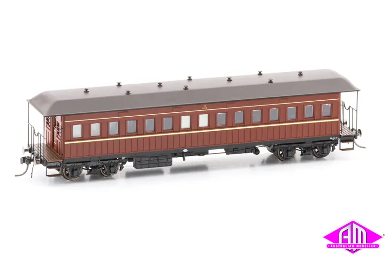 Nswgr End Platform Car Fo 1217 Deep Indian Red Fo018 (Single Car) 1