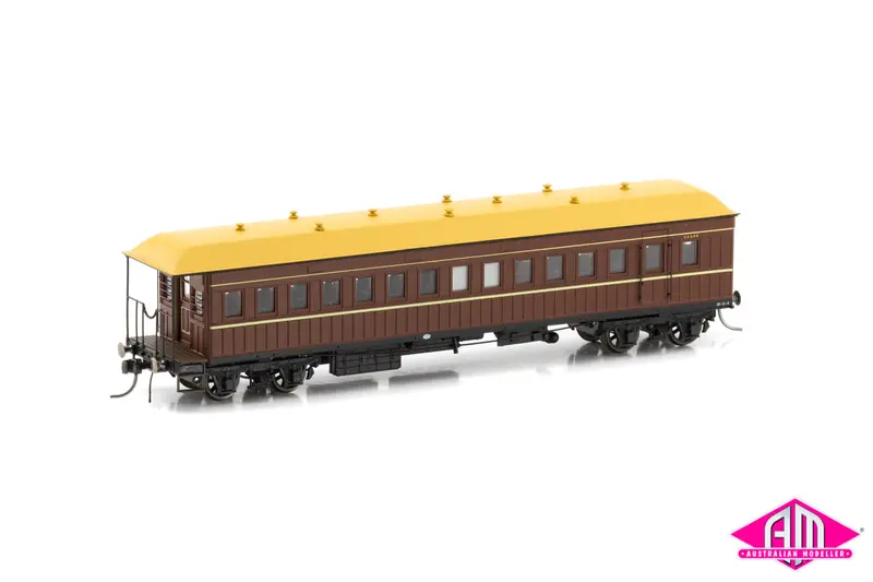 Nswgr End Platform Car Hfo-2 Indian Red With Decals Fo044 (Single Car) 1