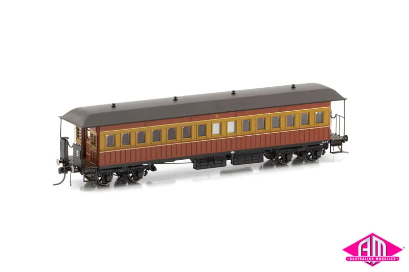 Nswgr End Platform Cars Set 5 Red & Russet Fo045 (4 Car Set) 1
