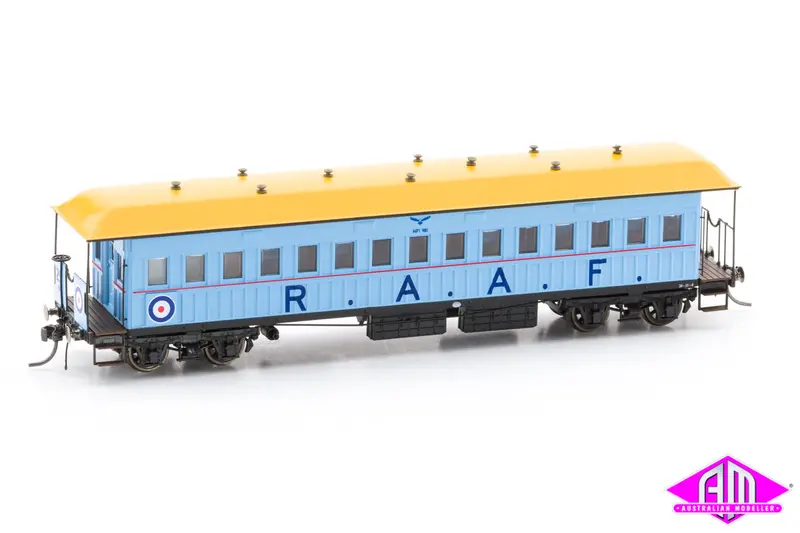 Nswgr End Platform Cars Wwii Raaf Recruitment Train Fo029 (3 Car Set) 1