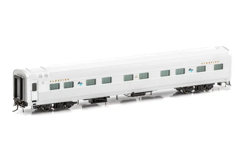 Nswgr Fam Sleeping Car With Black/Blue L7, 1975-1984 Era - 4 Car Pack Nps-53 1
